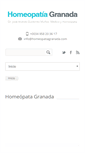 Mobile Screenshot of homeopatiagranada.com